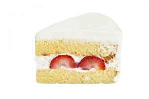 フレッシュクリームケーキカット画像