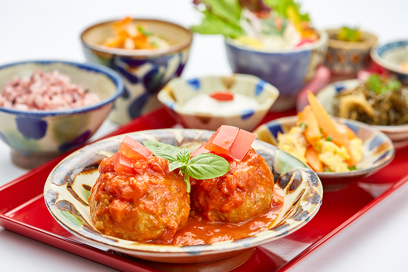 手工炖豆腐汉堡（番茄酱）