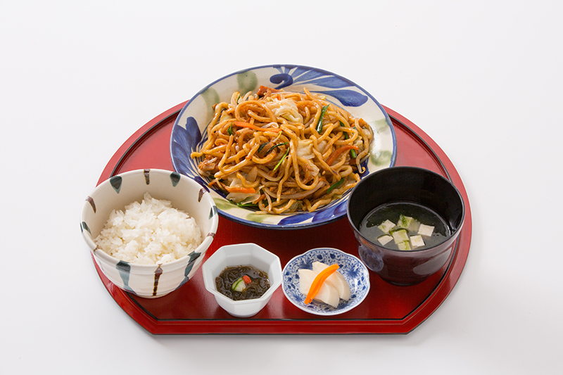 沖縄風焼きそば定食